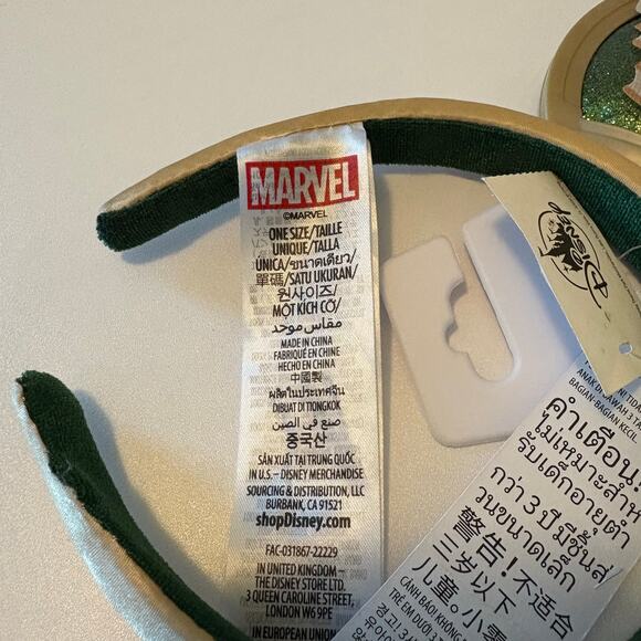 Disney Parks Marvel Black Panther Wakanda Forever Namor Minnie Ears headband